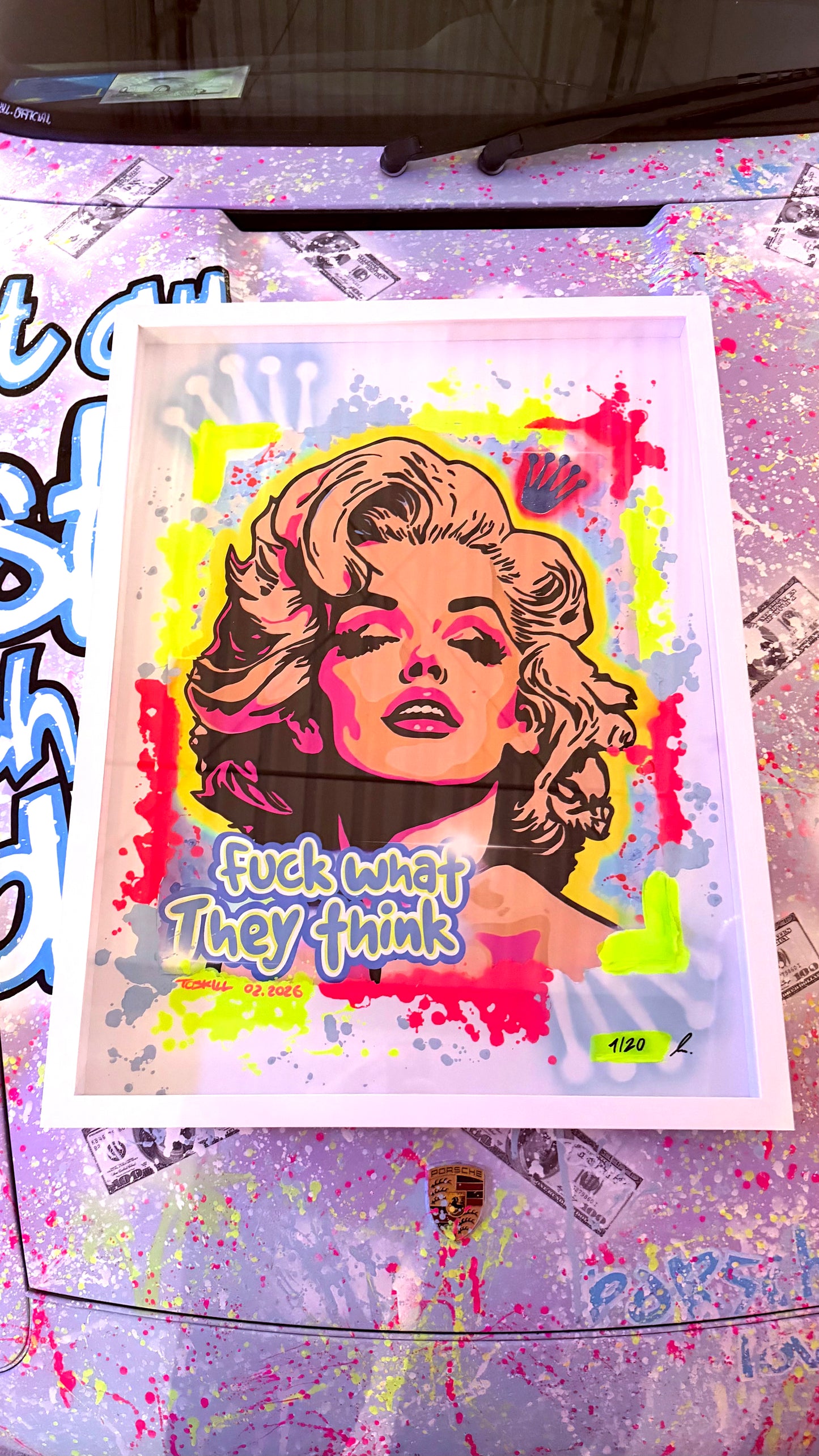 LIMITED EDITION "F* WHAT THEY THINK" 1/20