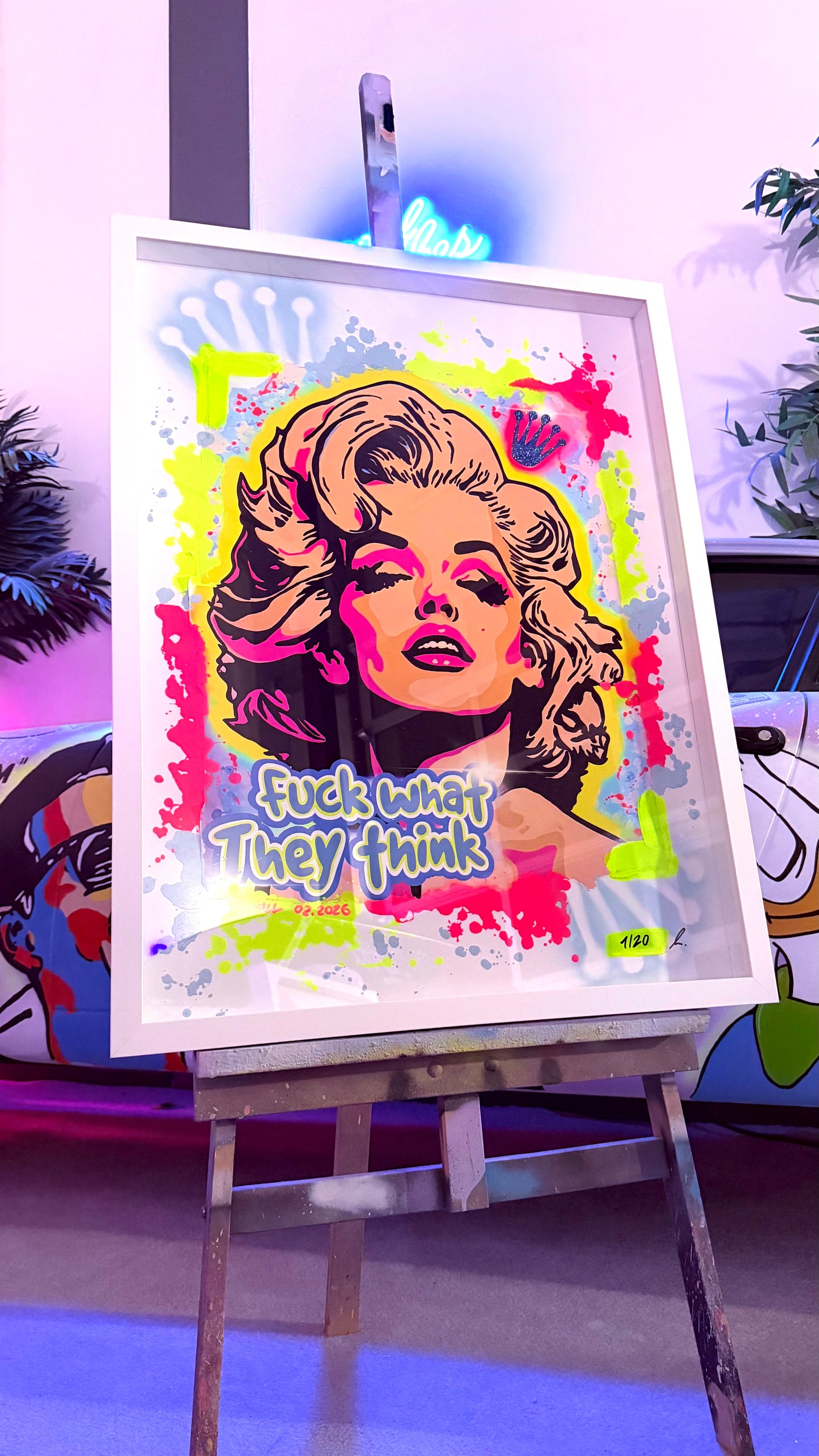 LIMITED EDITION "F* WHAT THEY THINK" 1/20