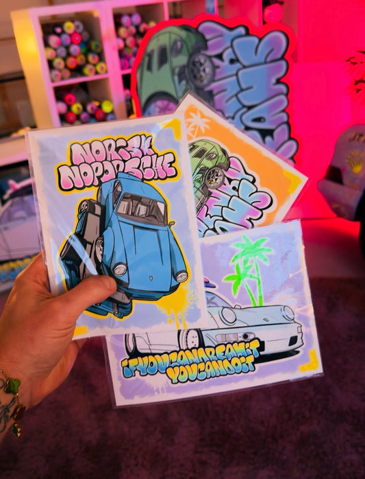 LIMITED CARDS SET "ICONS OF PORSCHE" 1/250