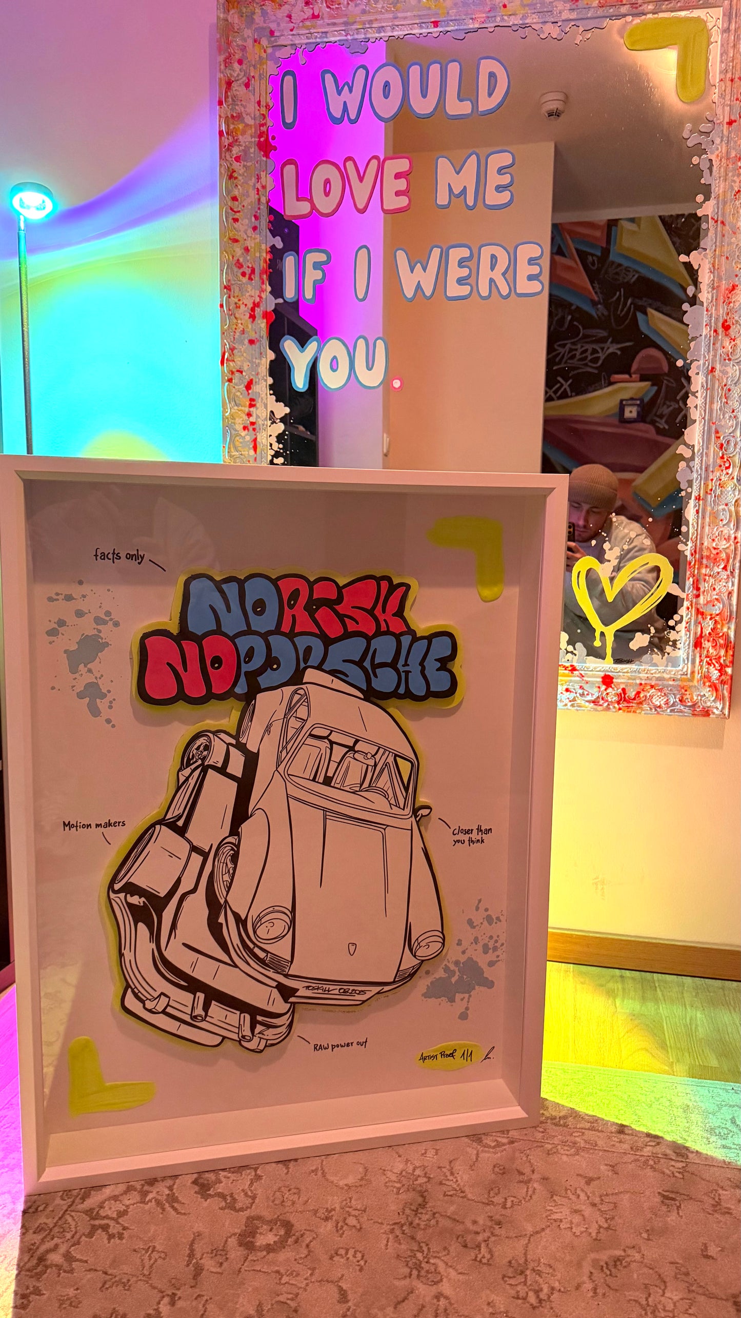 „NO RISK - NO PORSCHE“ Artist Proof 1/1