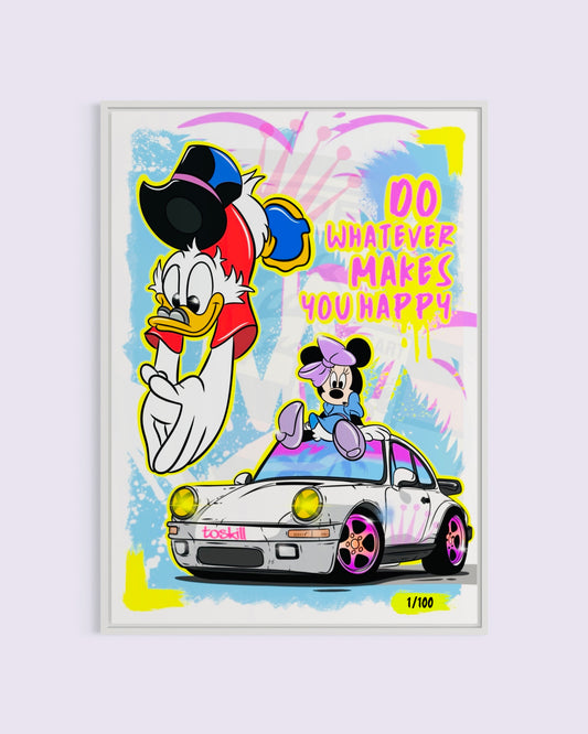 LIMITED EDITION „DO WHAT MAKES YOU HAPPY“ 1/100